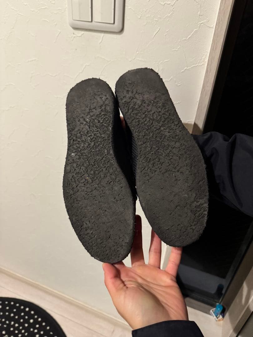 FRED PERRY E COX ブラック クロコダイルローファー