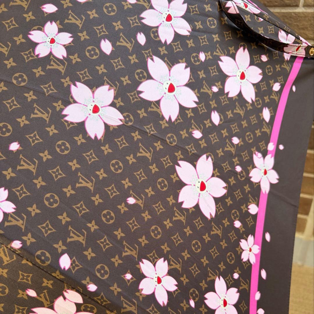 ヴィトン✖️村上隆　コラボ　晴雨兼用長傘 ブラウン