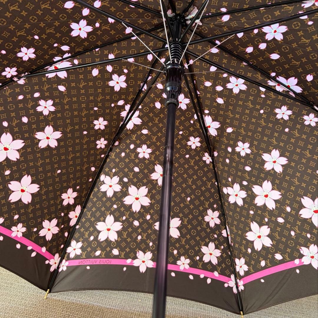 ヴィトン✖️村上隆　コラボ　晴雨兼用長傘 ブラウン