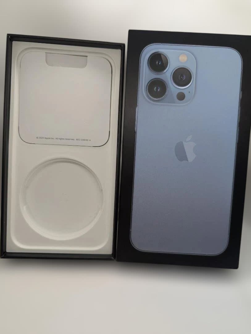【美品】iPhone 13 Pro シエラブルー 128gb 85% 箱あり