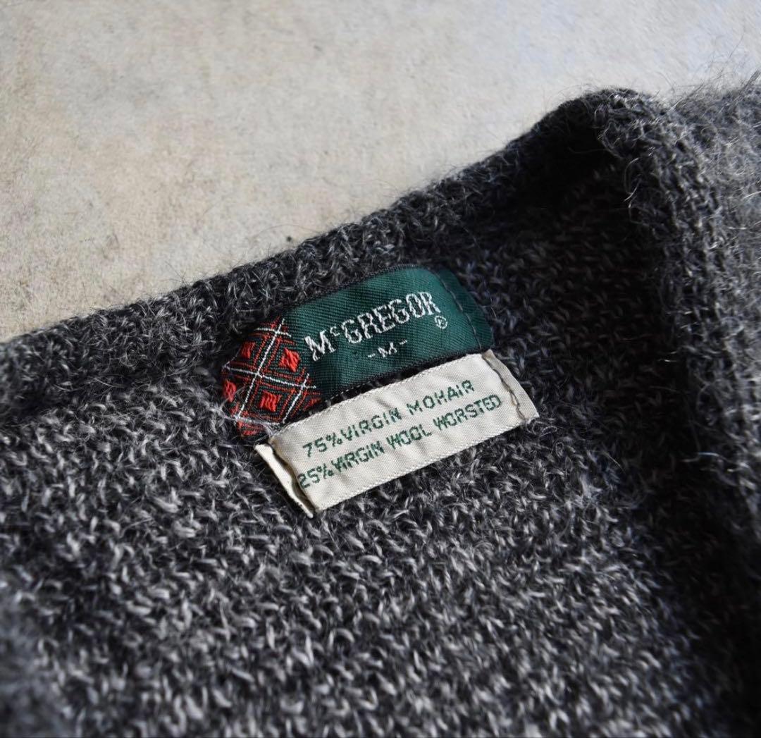 め*ん様 60s マクレガー McGREGOR アーガイル柄 モヘアニット セー