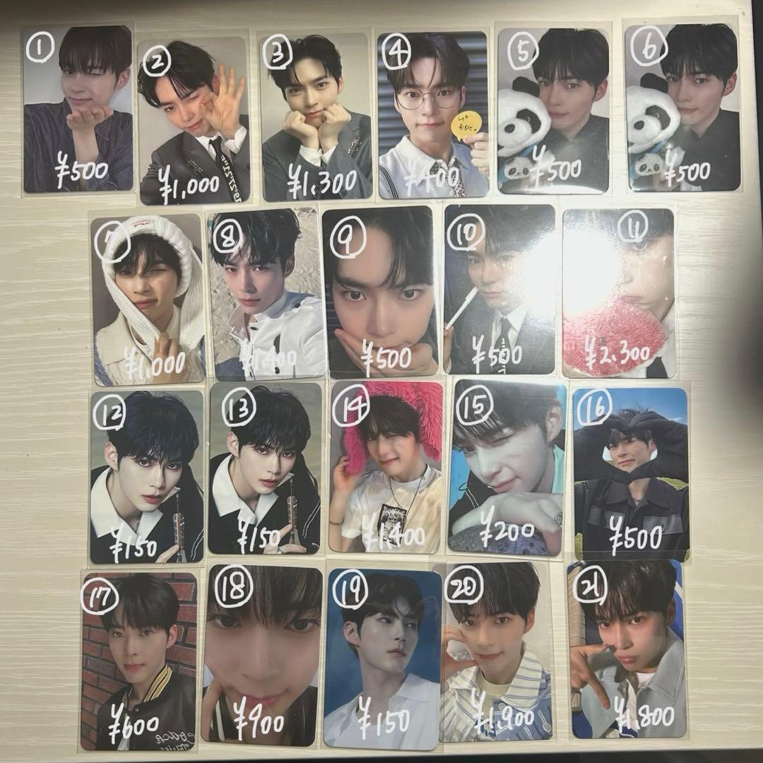 21枚セット ハンビン トレカ 特典 zb1 ゼベワン ラキドロ