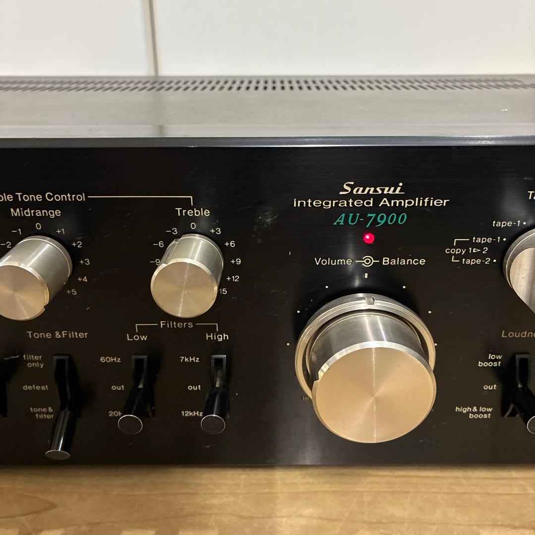 Sansui 高級アンプAU-7900 プリメインアンプ　名機　希少動作品！！