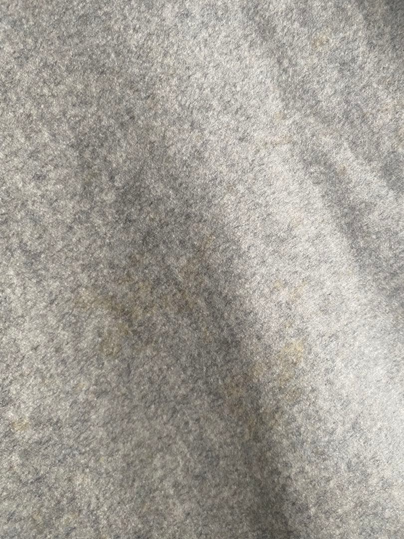 グレースクラス　カシミヤ　フォックスファー付きケープポンチョ