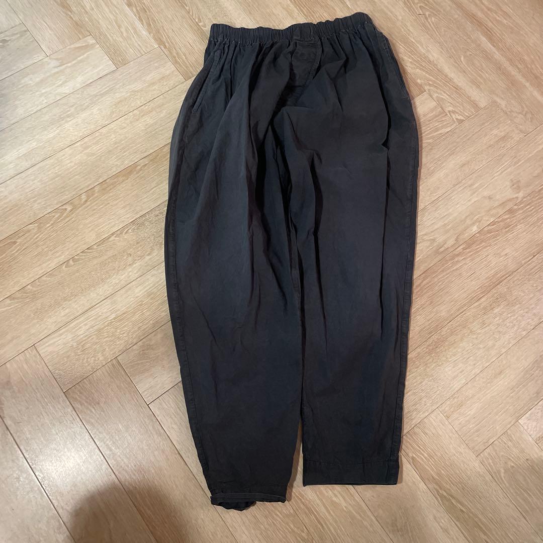 casey casey ペーパーイージーサルエルパンツ黒