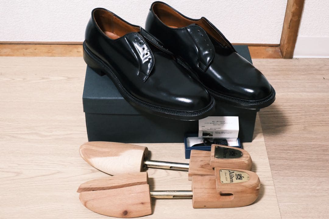 Alden 9901 ブラック ドレスシューズ 9 D 週末限定セール