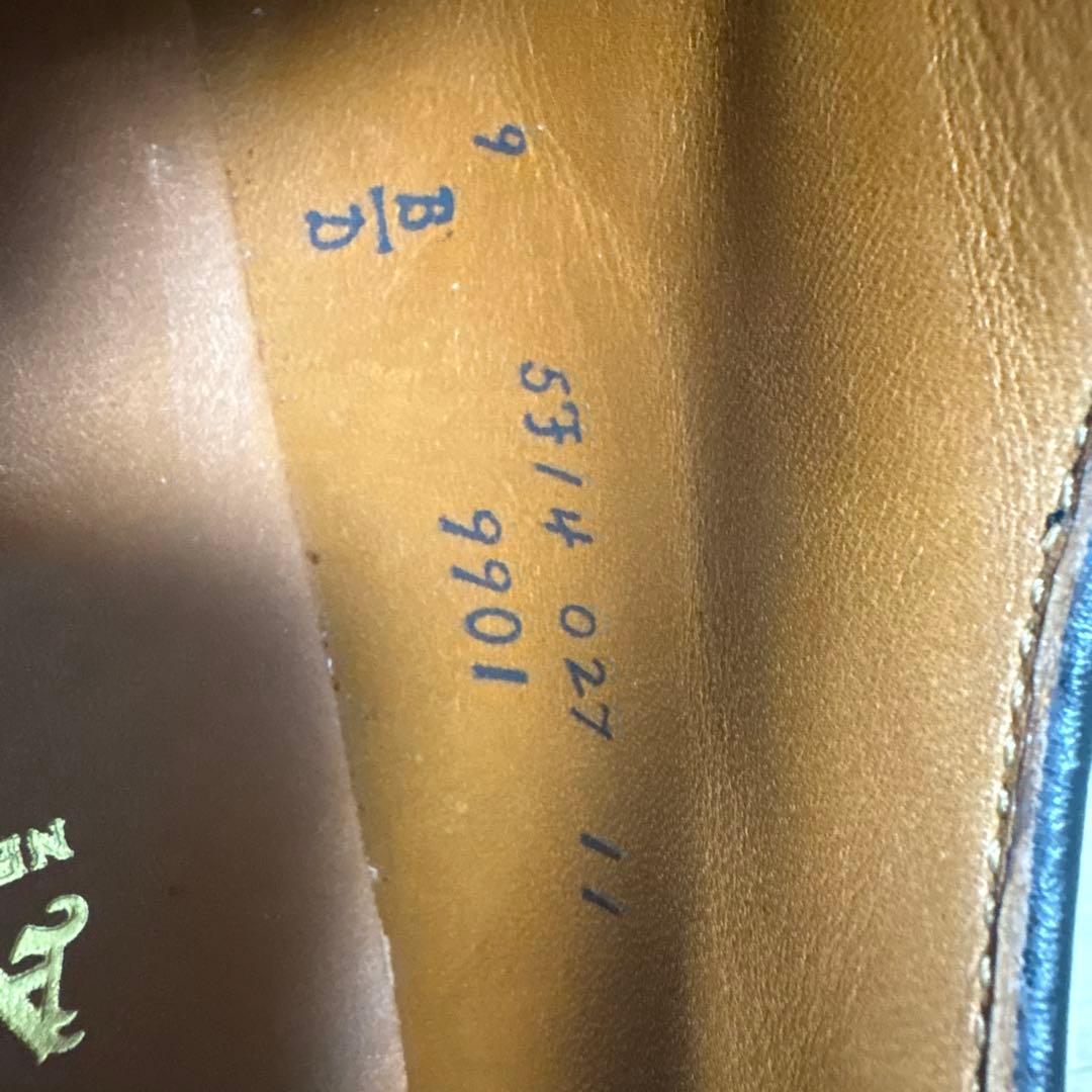 Alden 9901 ブラック ドレスシューズ 9 D 週末限定セール