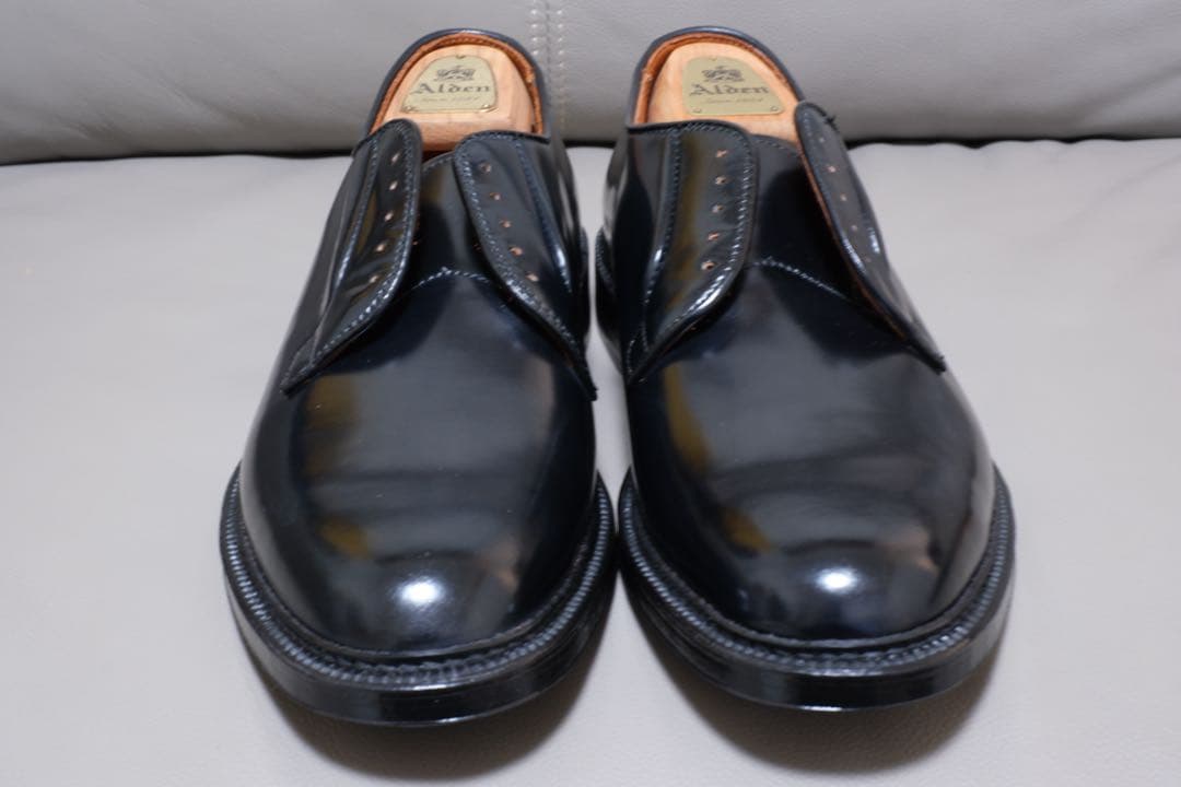 Alden 9901 ブラック ドレスシューズ 9 D 週末限定セール