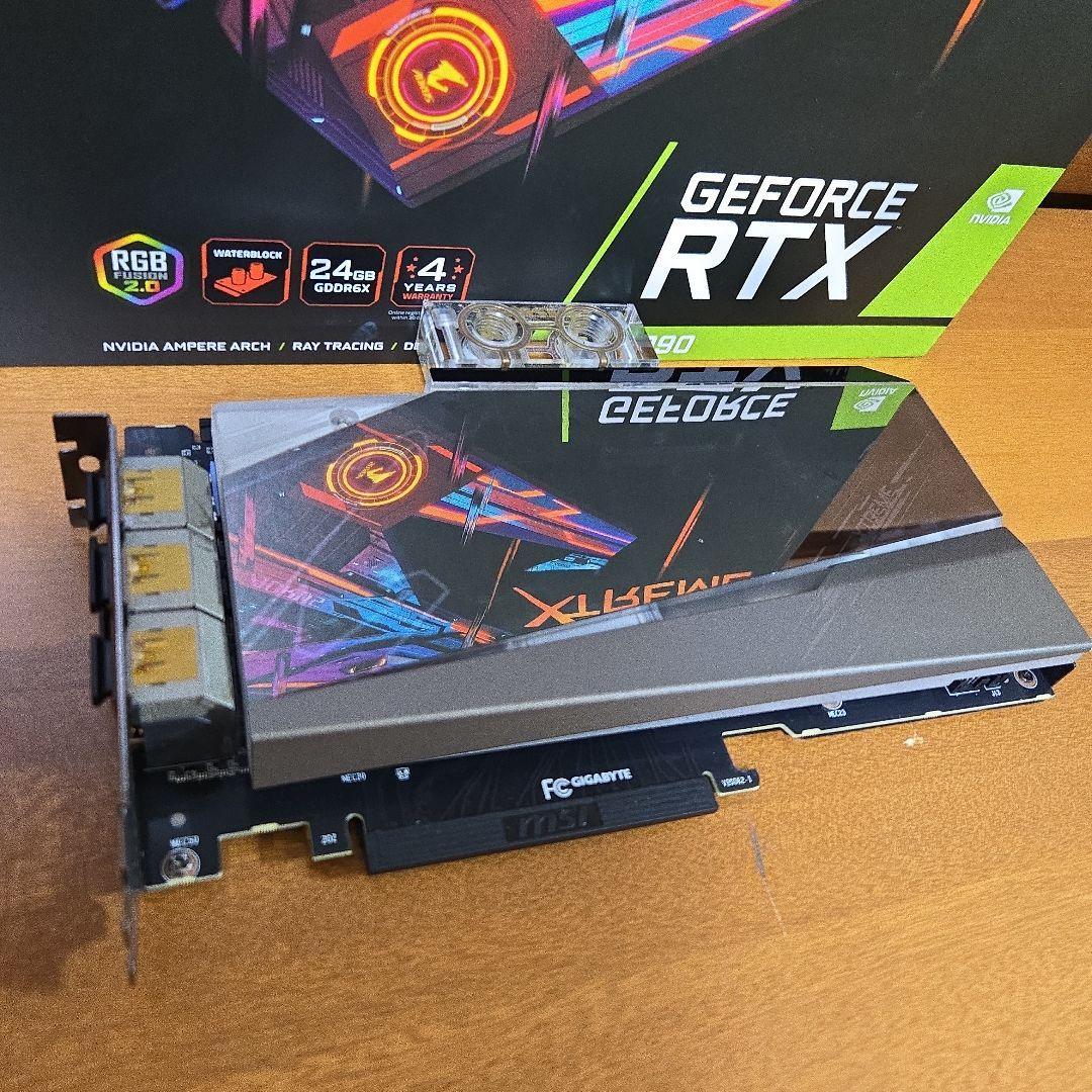 AORUS RTX 3090 WB 24GB 水冷専用