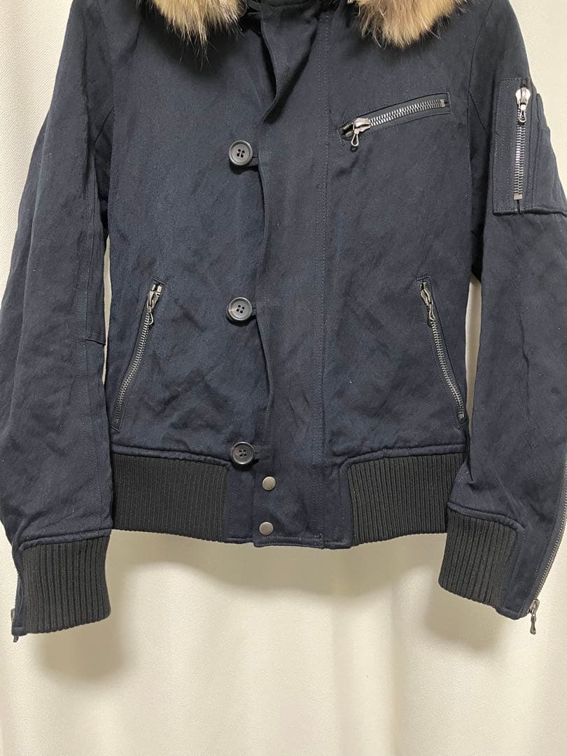 SHELLAC シェラック N/ステンレス高密度ツイルN2B ジャケット 黒48