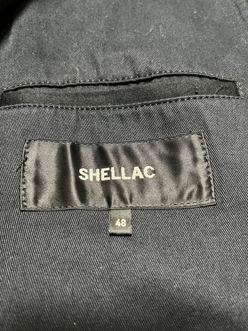 SHELLAC シェラック N/ステンレス高密度ツイルN2B ジャケット 黒48
