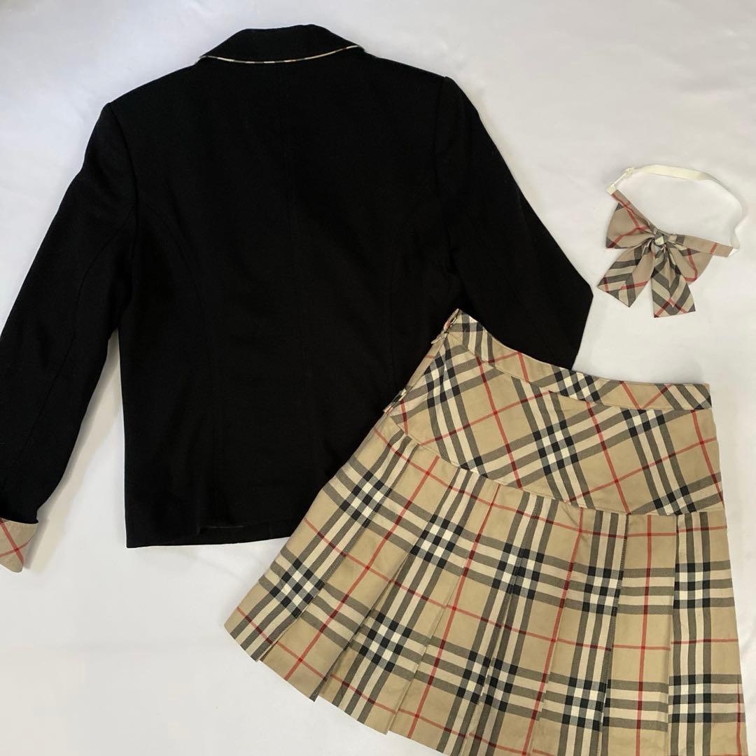 ☆BURBERRY/バーバリー☆160㎝☆スカートスーツ フォーマル リボン付き
