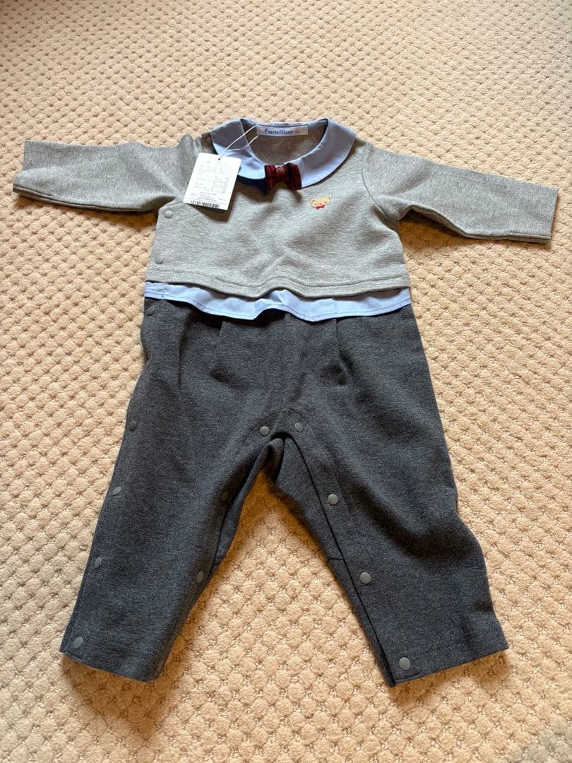 kitty　ファミリア　familiar 現行品　新品未使用 カバーオール