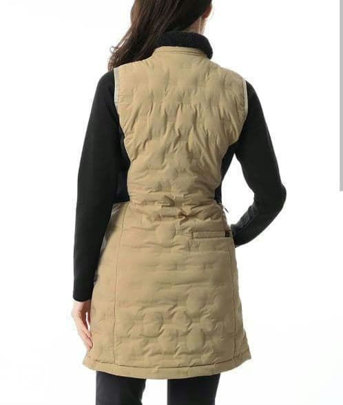 コヤギ　美品　ニューバランスゴルフ　ダウンワンピース2 ベージュ　中綿