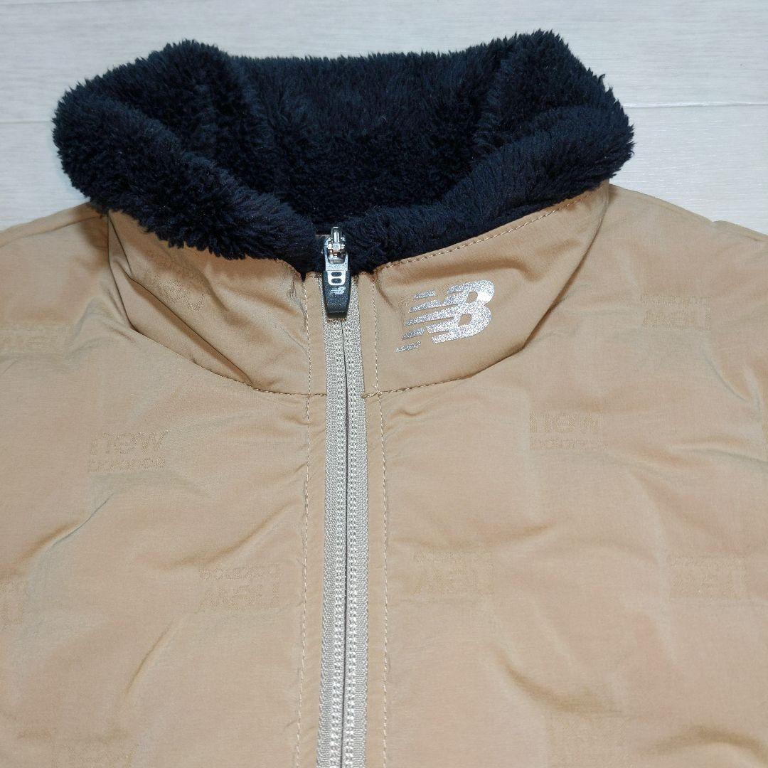 コヤギ　美品　ニューバランスゴルフ　ダウンワンピース2 ベージュ　中綿