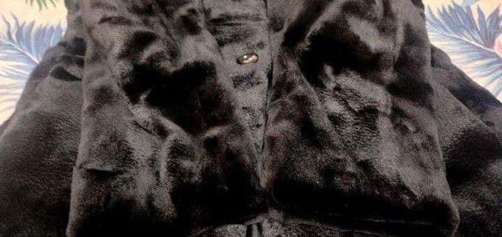 美品●Chombert●サガミンク●シェアード●コート●銀サガ●ネーム刺繍なし