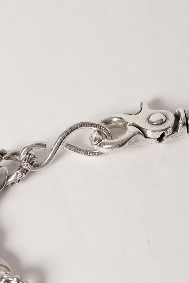 ☆Chrome Hearts 1クリップショート ウォレットチェーン シルバー