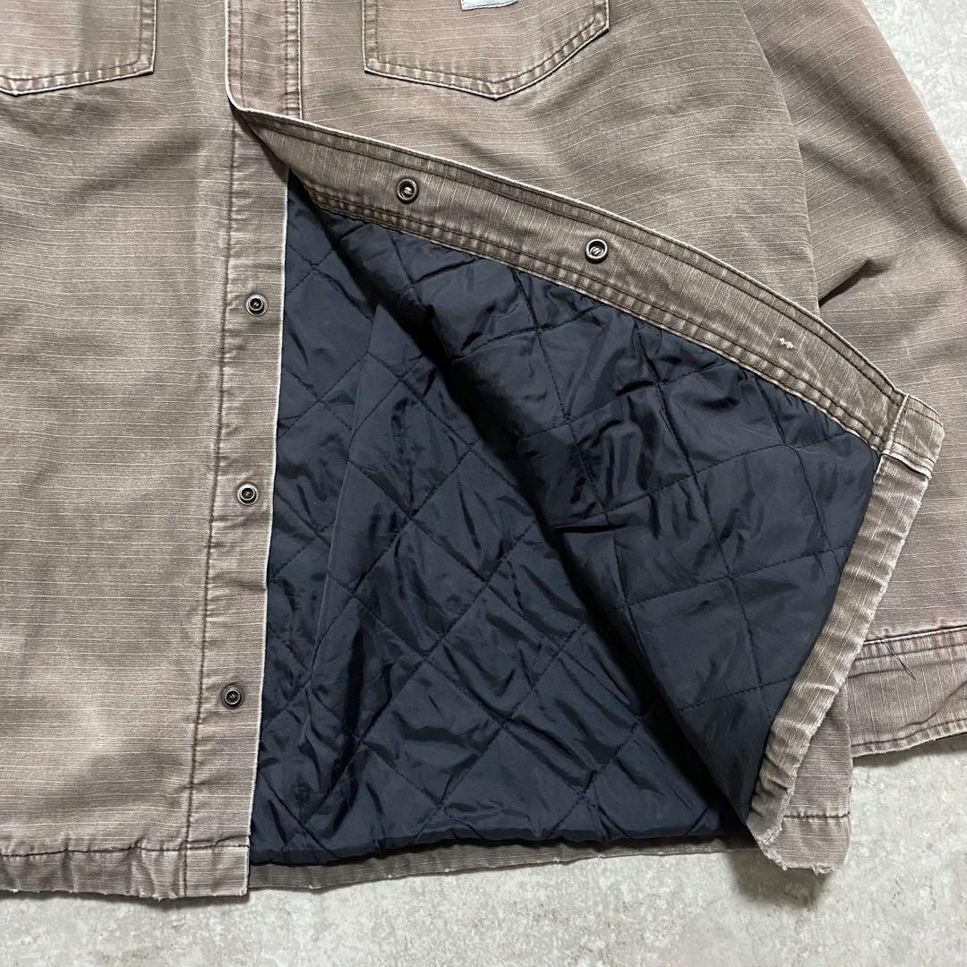 Carhartt ワークジャケット 中綿 フェード M ブラウン