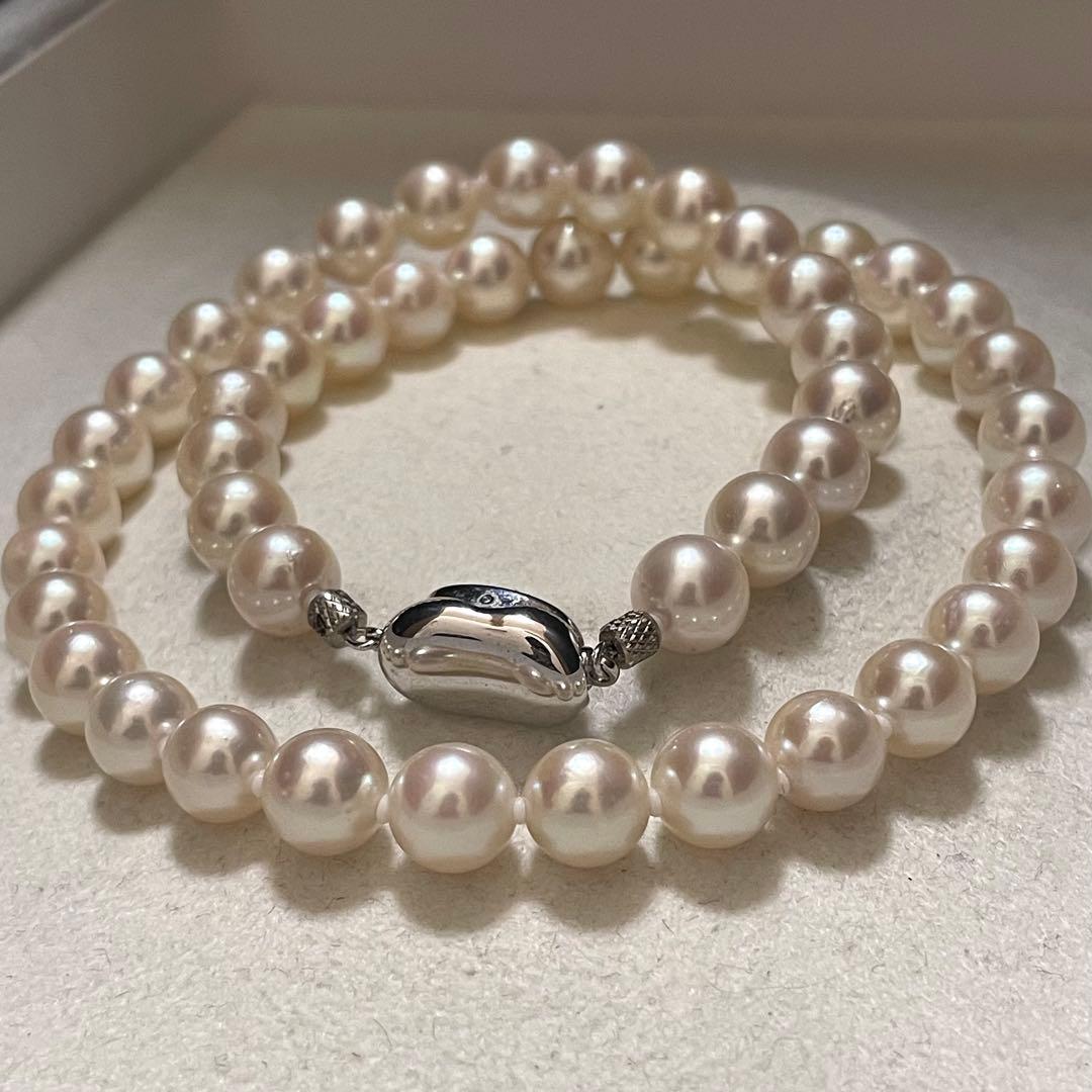 【超大珠✨テリ強】 あこや本真珠 ネックレス イヤリング リング セット パール