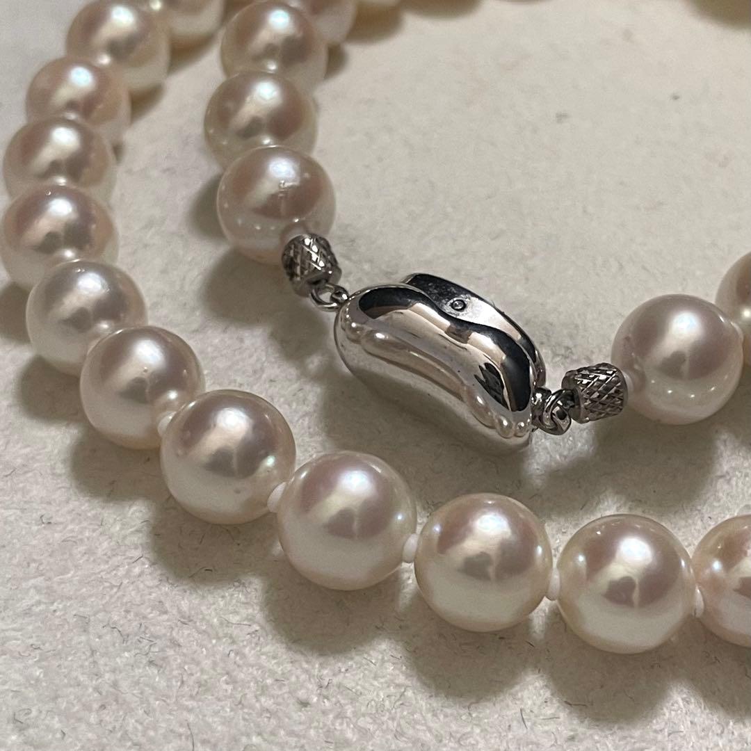 【超大珠✨テリ強】 あこや本真珠 ネックレス イヤリング リング セット パール