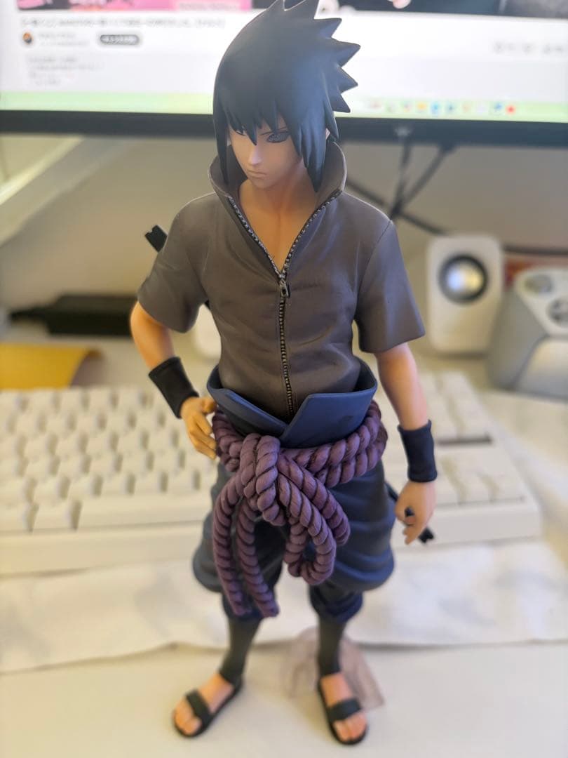 一番くじ　ナルト　紡がれる火の意志　B賞　うちはサスケ　写輪眼ver