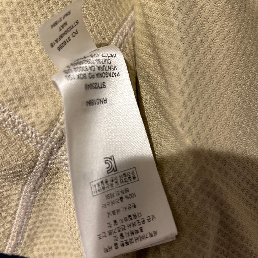 タナボタ様用patagonia レトロXベスト アイボリー/ネイビー　サイズM