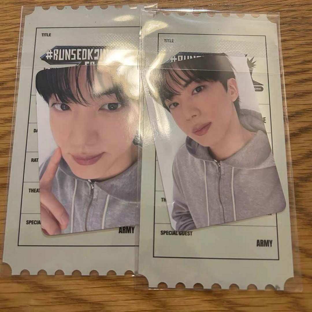 ソクジン ARMY ZONE 限定トレカ RUN SEOKJIN アンコール