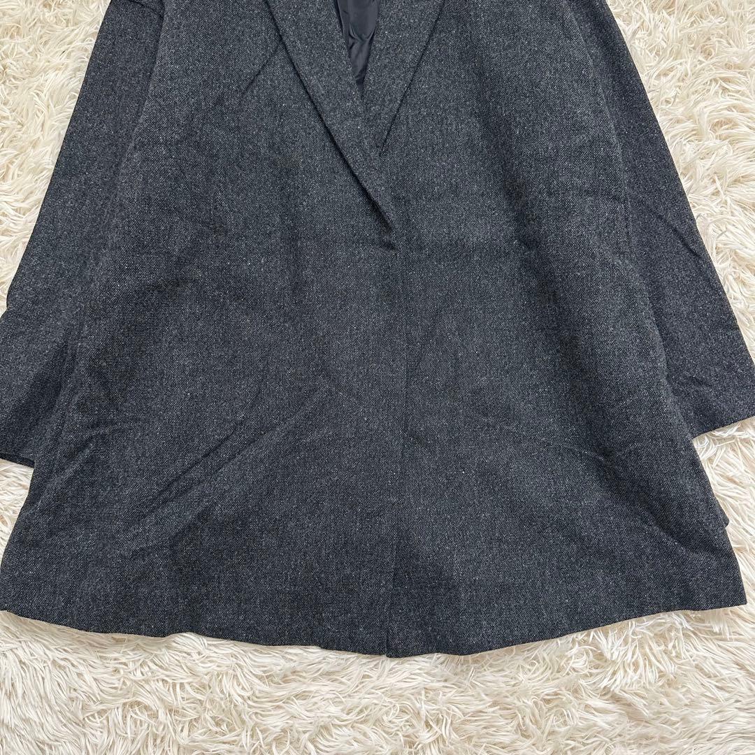 【りゅうママ】2024✨ミズイロインド　ウールブレンドテーラードジャケット