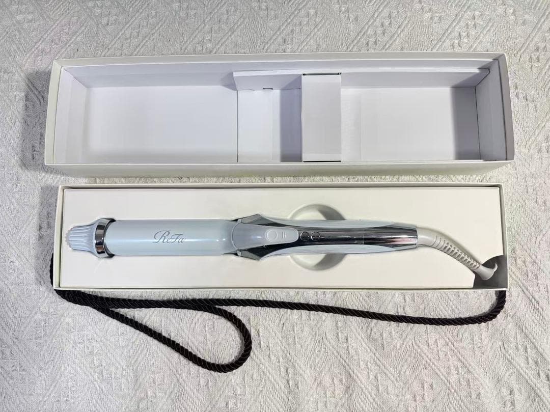 【新品 未使用品】MTG リファ カールアイロン 32㎜ ホワイト