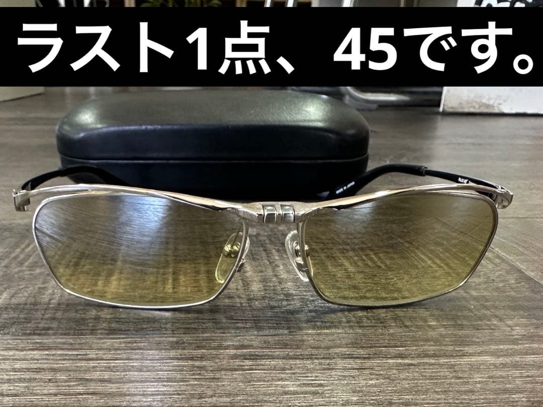 美品　希少　WARU45° SPLASHED サングラス 45 跳ね上げ