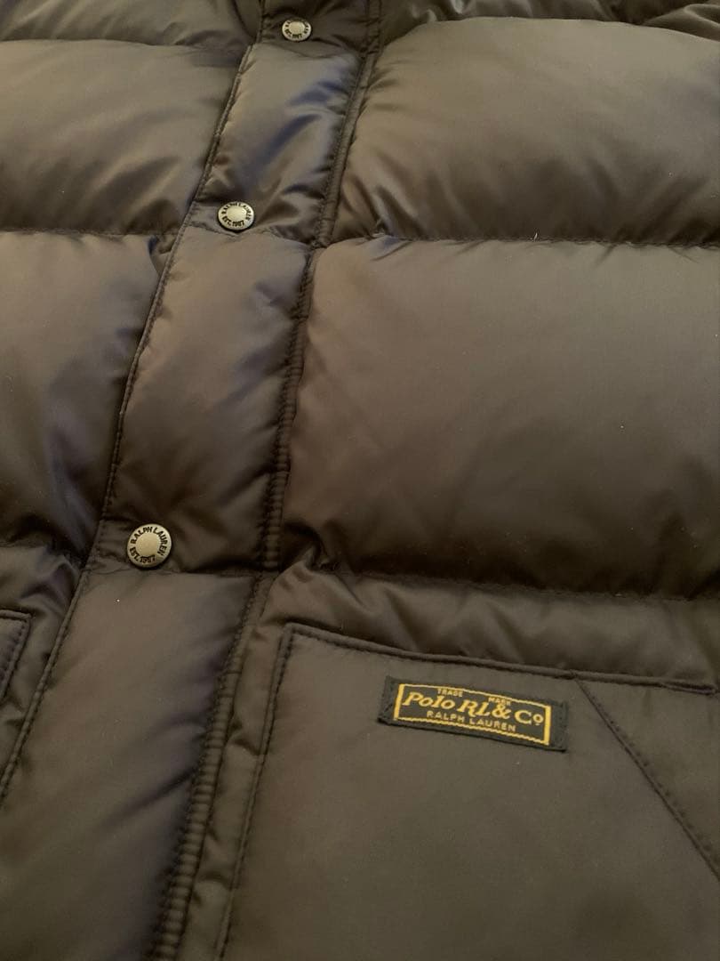 さ*ー様 【美品】90s’ ポロラルフローレン ダウンジャケット スミクロ Mサ