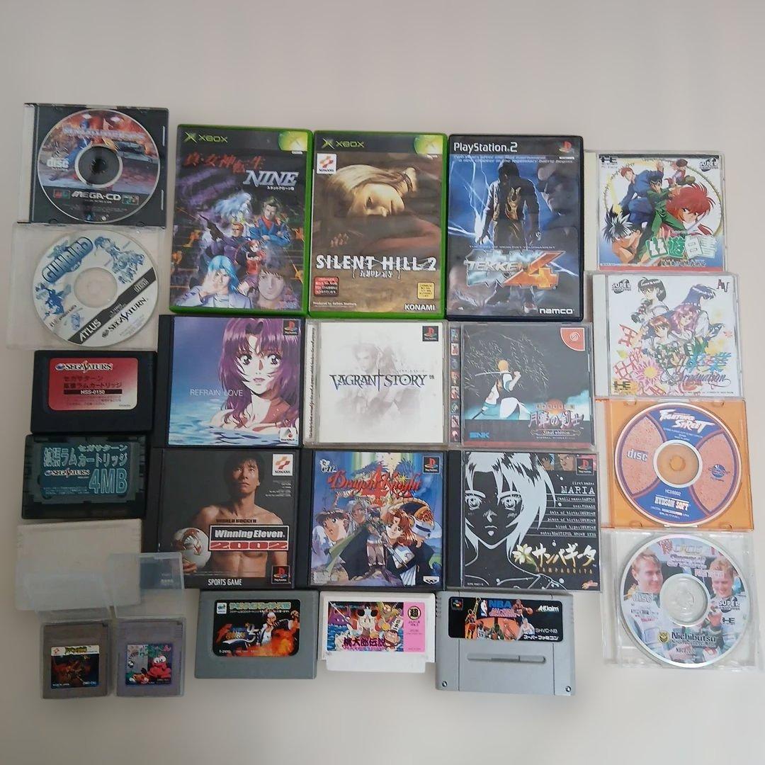 ☆ソフト追加☆ゲームソフトまとめ売り XBOX , セガサターン , プレステ他