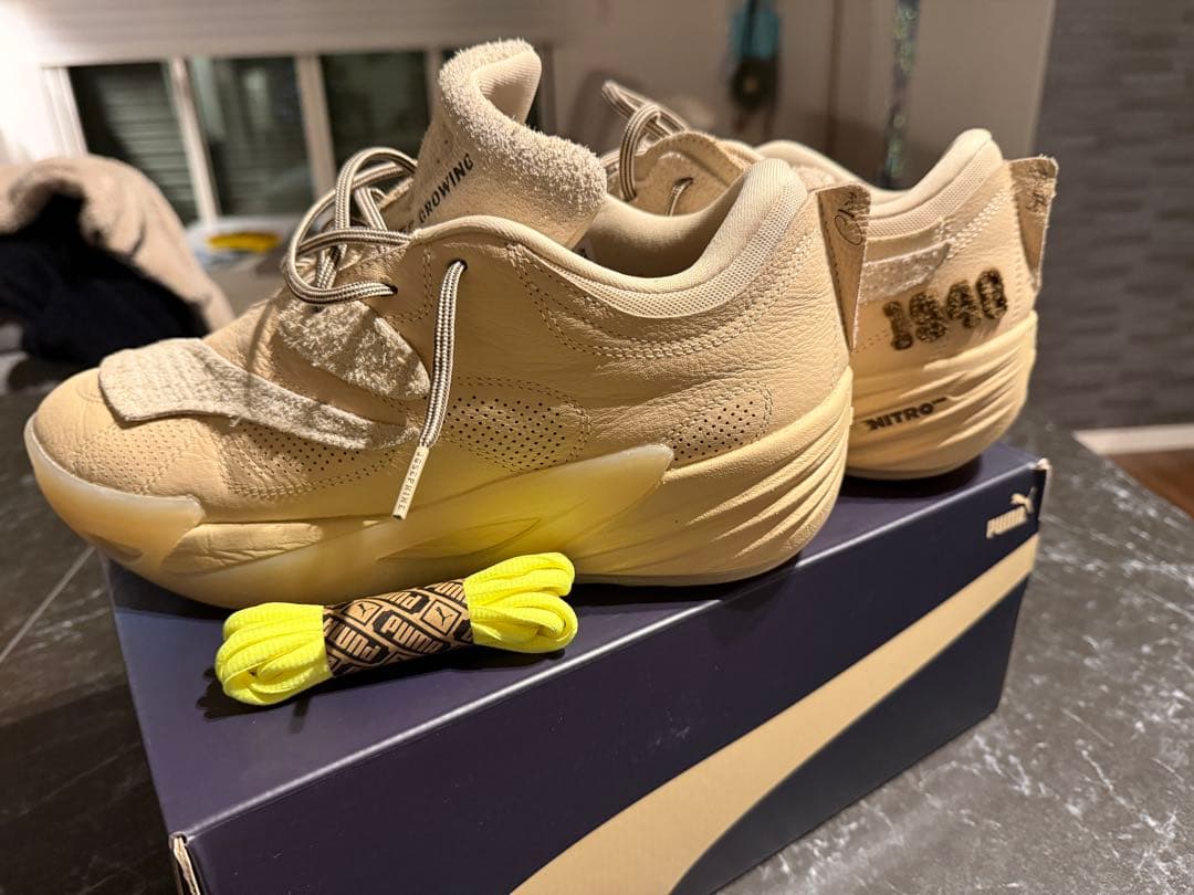 PUMA Clyde All-Pro ベージュ シューズ