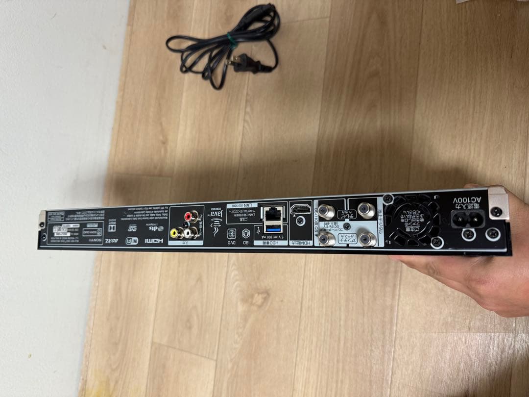 SONY 4K BDZ-ZT2500 2017年製