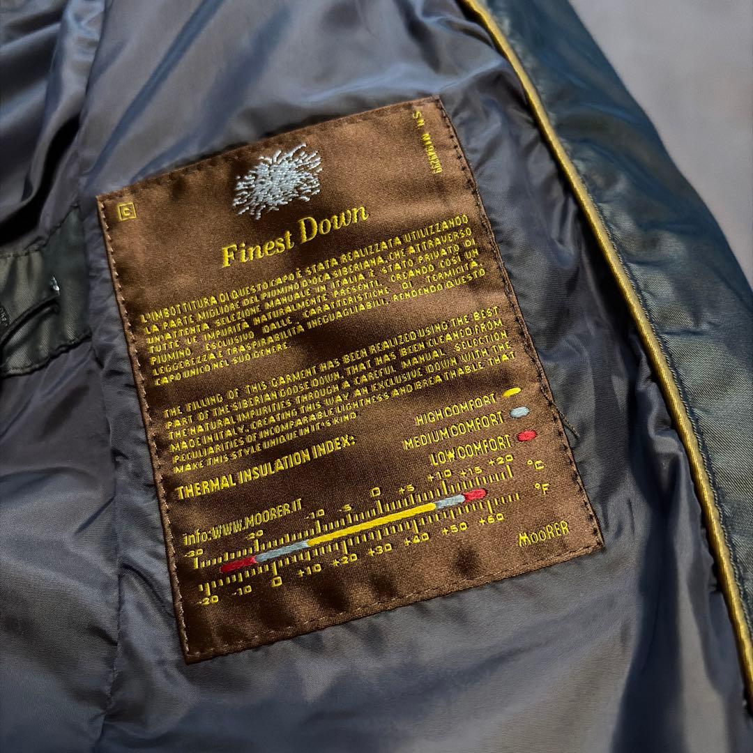 ムーレーダウンコート　伊勢丹限定　［KURO］クロ　ブラウン　サイズ44