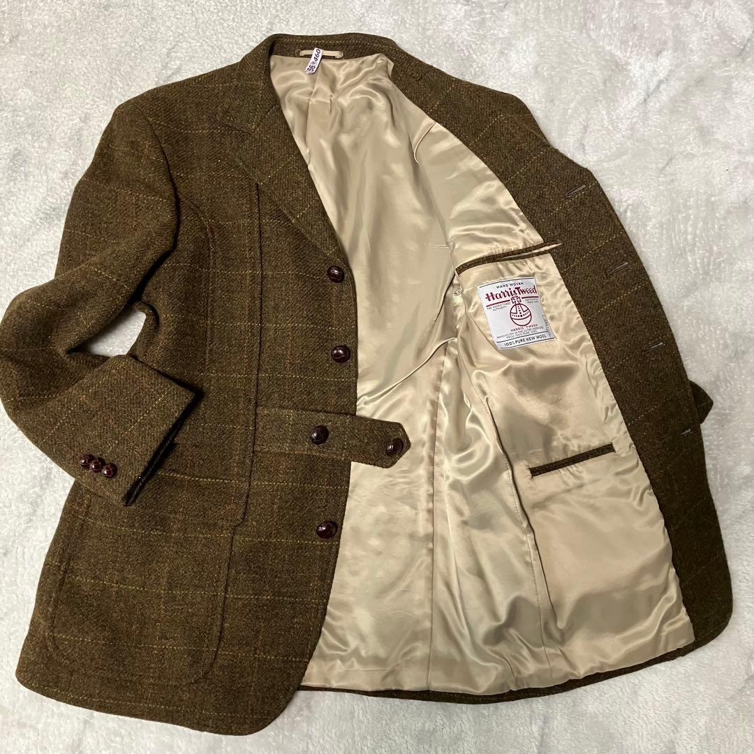 ハリスツイードJPRESSノーフォークジャケットC96-W86-T175 AB6