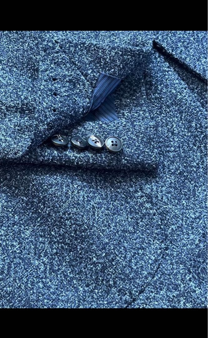 【美品】BOGLIOLI ボリオリ ループツイードジャケット 46