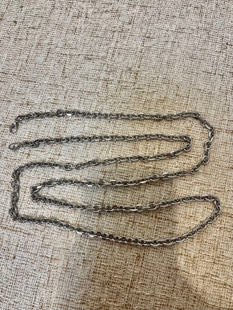 美品　ANTEPRIMA ペルラ グリッター/スクエア スモール/シルバー