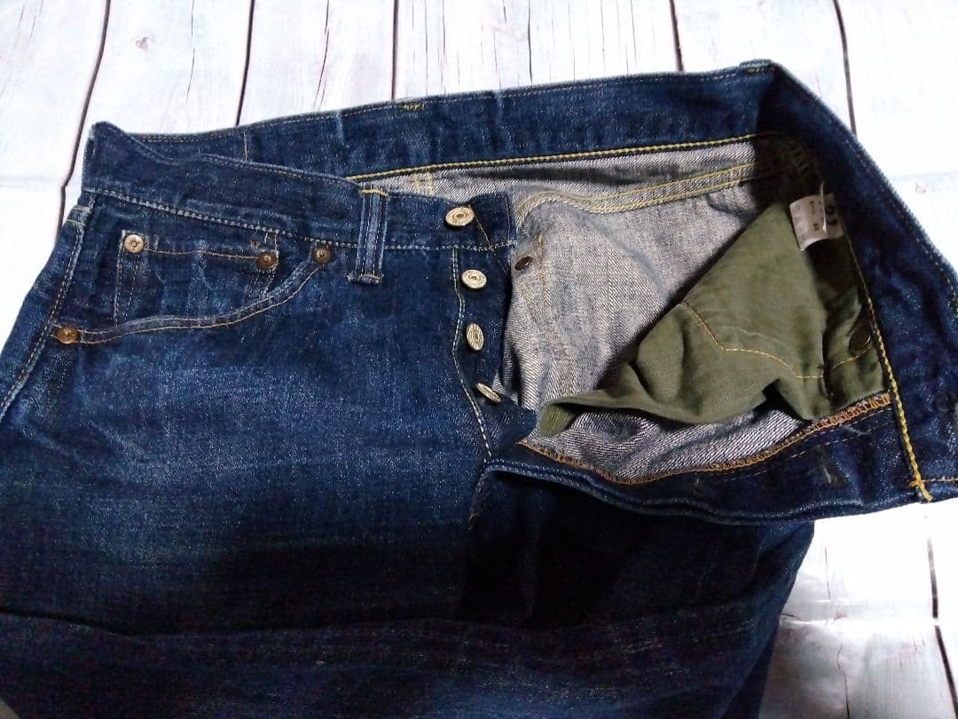 ウエアハウス　ジーンズ　大戦モデル　1003xx　w31　赤耳　隠しリベット