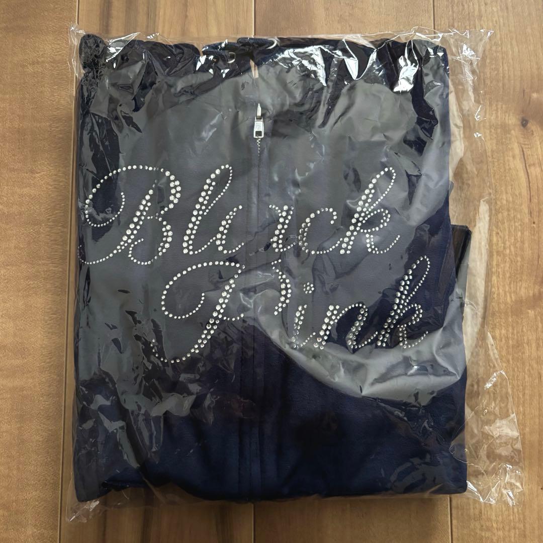 BLACKPINKブラックピンク POPUP限定　ベロア ジップアップフーディー