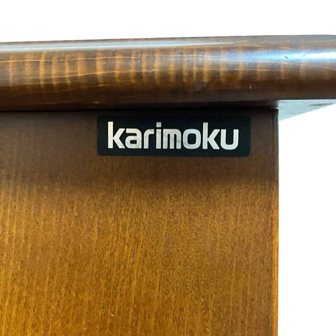 【希少】karimoku コロニアル　カリモク家具　電話台　高級家具