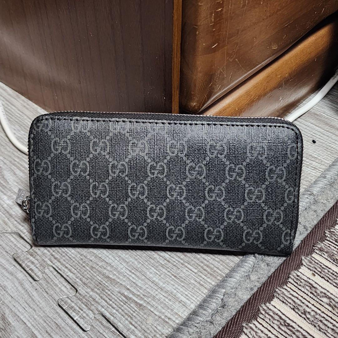ペ*タ様 GUCCI　長財布　ラウンドジップ　 GG柄　ノベルティ