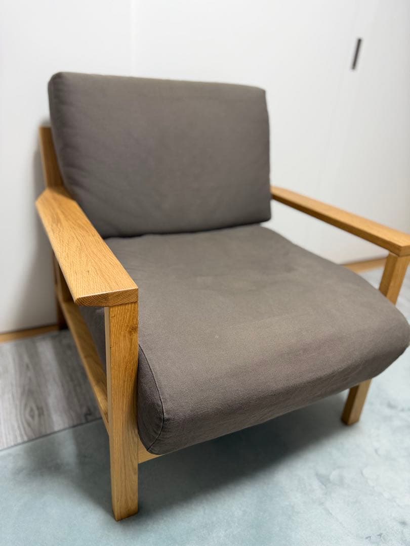 無印　1人掛けソファ　ウレタンポケットコイル