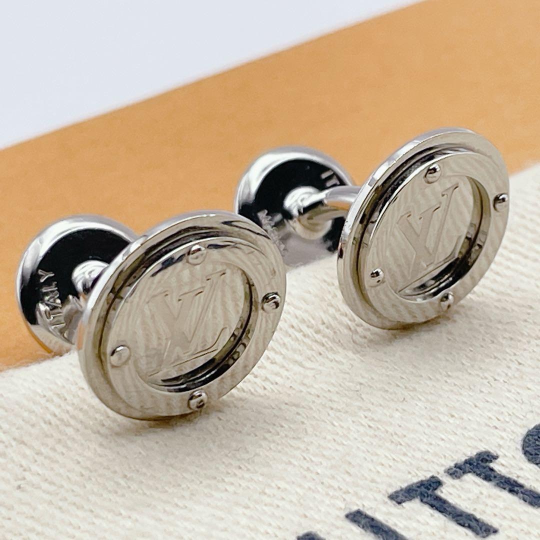 LOUIS VUITTON カフス　ブトン　ドゥ　マンシェット　LV モノグラム