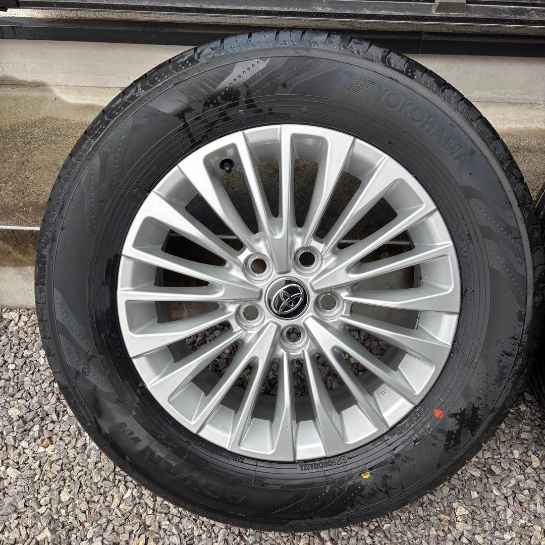 40系アルファード 純正ホイール、タイヤセット 新車外し 17インチ