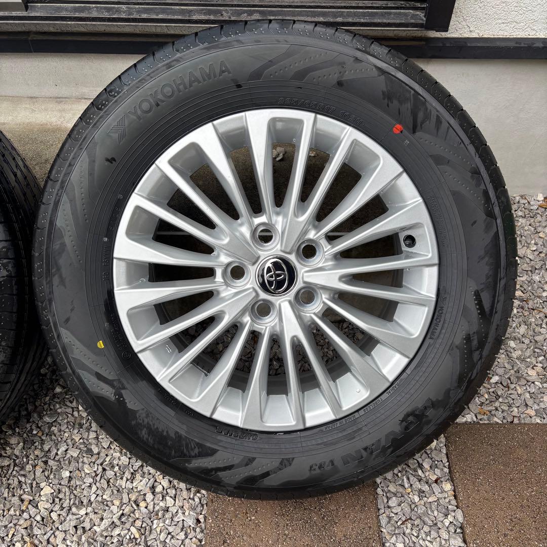 40系アルファード 純正ホイール、タイヤセット 新車外し 17インチ