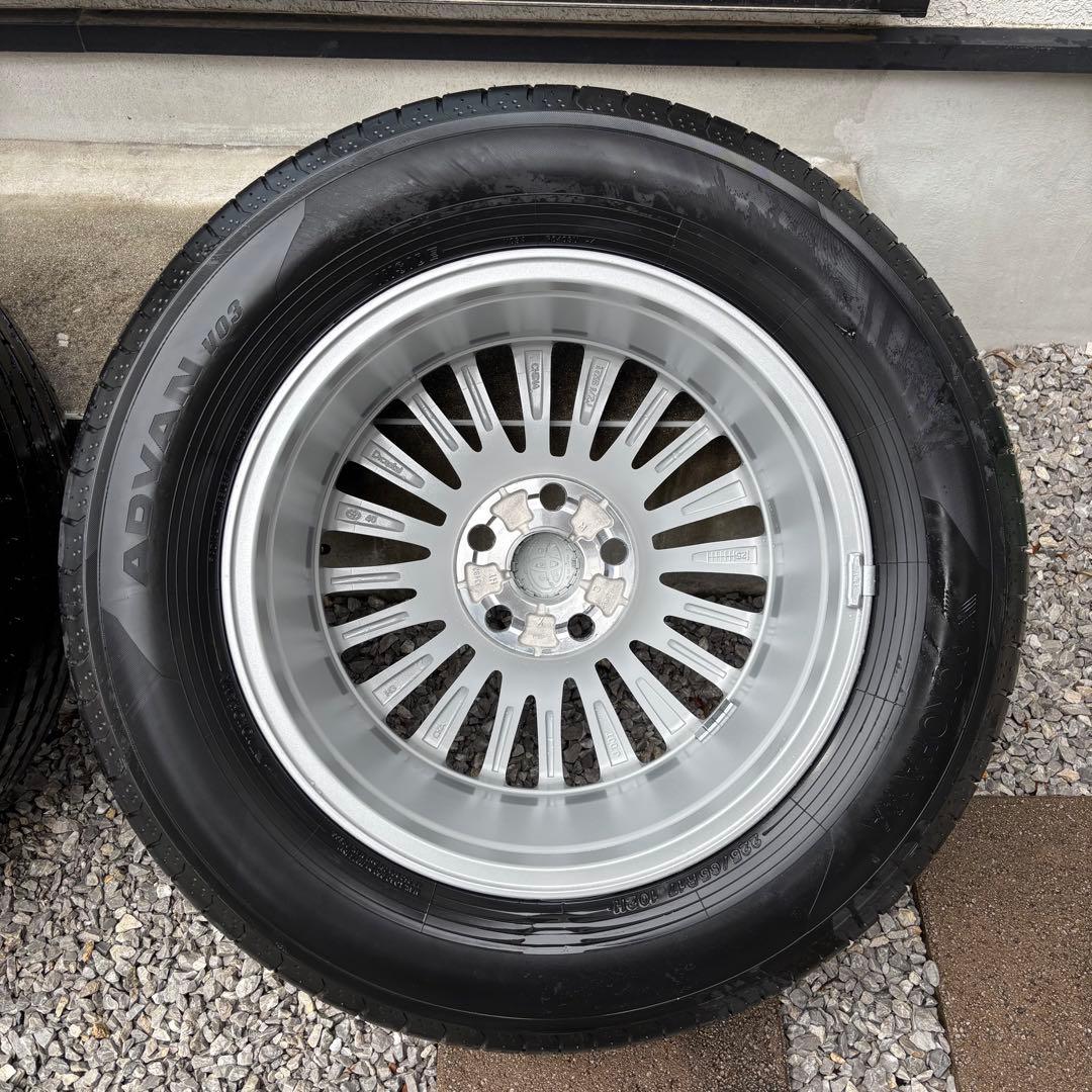 40系アルファード 純正ホイール、タイヤセット 新車外し 17インチ