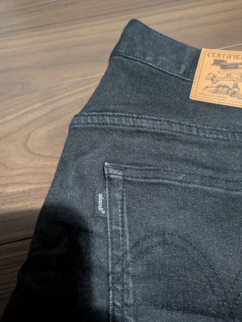 【美品】glamb ポリーパンツ ブラック Sサイズ