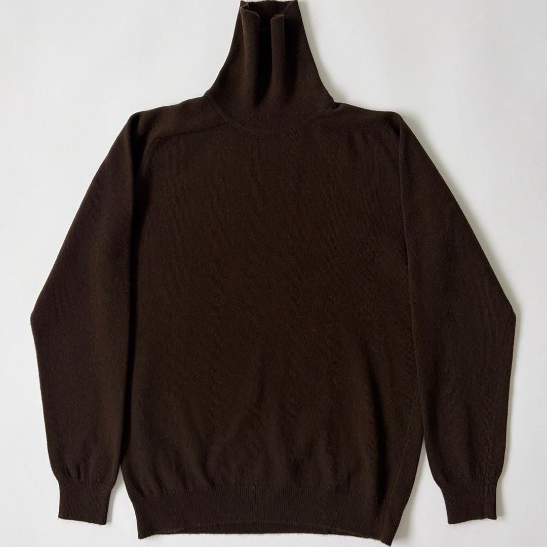 70-80s スコットランド製 プリングル タートルネック カシミアセーター