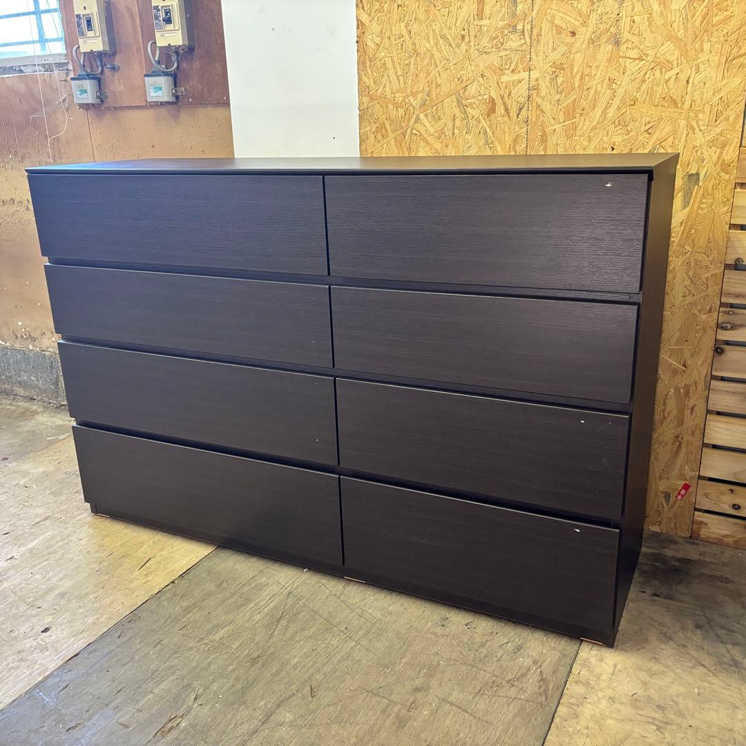 早い者勝ち‼️ニトリ ローチェスト クエス　ダークブラウン 140cm幅